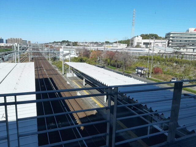 南大高駅の新幹線から見える新幹線